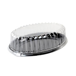 Innovative Designs Oval Dome Lid, 16 inx11 in, Clear
