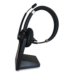 Innovera IVR70002 Monaural Over The Head Bluetooth Headset, Black/Silver