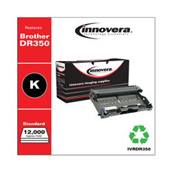 Innovera Remanufactured Black Drum Unit, Replacement for Brother DR350, 12,000 Page-Yield