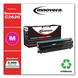 Innovera Remanufactured Magenta High-Yield Toner Cartridge, Replacement for Samsung CLT-M505L (SU304A), 3,500 Page-Yield