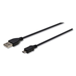 Innovera USB to Micro USB Cable, 10 ft, Black