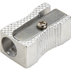 Integra Aluminum Pocket Sharpener, Steel, Silver