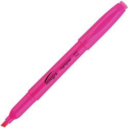Integra Pen Style Highlighter, Chisel Point, Fluorescent Pink
