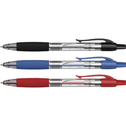 Integra Retractable 0.7mm Gel Pen, Medium Pen Point, 0.7 mm Pen Point Size, Retractable, Assorted Gel-based Ink, Assorted Barrel, 3/Pack