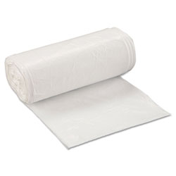 InteplastPitt Low-Density Commercial Can Liners, 16 gal, 0.5 mil, 24" x 32", White, 500/Carton (SL2432XHW)