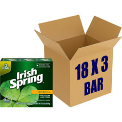 Irish Spring® Bar Soap, Irish Spring, 12-Hr Protection, 3.75Oz Bar, 18/Ct