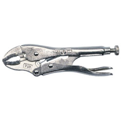 Irwin Locking Pliers, Curved Jaw Opens to 15/16 in, 4 in Long
