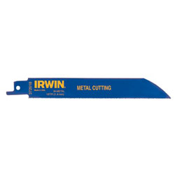 Irwin Metal Cutting Reciprocating Blades with WeldTec, 6 in x 0.738 in, 18 TPI, 25/PK