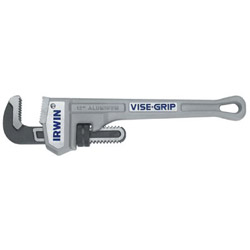Irwin Aluminum Pipe Wrenches, Drop Forged Steel Jaw, 18 in