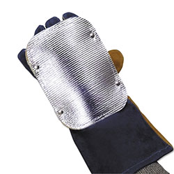 Jackson Safety® Aluminized Weld-O-Glass Back Hand Pad, 45-1/2 in x 13 in, Mylar Aluminum/Fiberglass