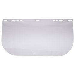 Jackson Safety® F10 PETG Economy Faceshield, 34-40AP, Uncoated, Clear, Unbound, 15-1/2 in L x 8 in H