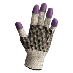 Jackson Safety® G60 Purple Nitrile Gloves, 240mm Length, Large/Size 9, Black/White, 12 Pairs/Carton