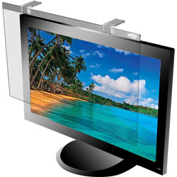 Kantek LCD Protective Filter, 24 in Monitor, Antiglare, Silver