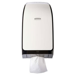 Kimberly-Clark Hygienic Bathroom Tissue Dispenser, 7.38 x 6.38 x 13.75, White