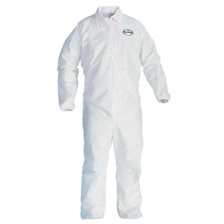 KleenGuard™ A20 Breathable Particle Protection Coveralls, Zip Closure, X-Large, White