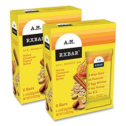 Kellogg's Adult Bars, Honey Cinnamon Peanut Butter, 1.9 oz Bar, 5 Bars/Packs, 2 Packs/Carton