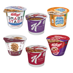 Kellogg's Breakfast Cereal - Single Serve, Classic Wellness Assortment, 2.2 oz Cup, 60/Carton