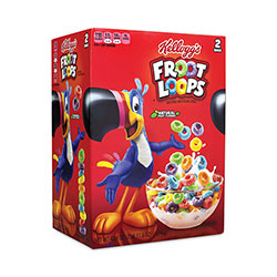 Kellogg's Froot Loops Breakfast Cereal, 43 oz Bag, 2 Bags/Box
