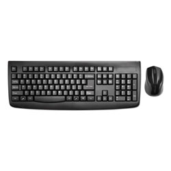 Kensington Keyboard for Life Wireless Desktop Set, 2.4 GHz Frequency/30 ft Wireless Range, Black