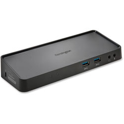 Kensington SD3600 Universal USB 3.0 Mountable Docking Station, 9 1/2 x 3 1/4 x 6 1/2, Black