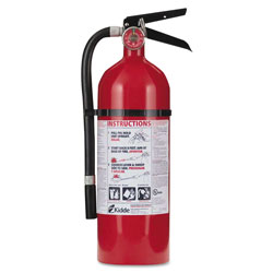 Kidde Safety Pro 210 Fire Extinguisher, 4lb, 2-A, 10-B:C