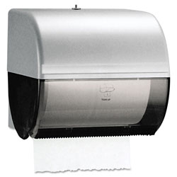 Kimberly-Clark Omni Roll Towel Dispenser, 10.5 x 10 x 10, Smoke/Gray