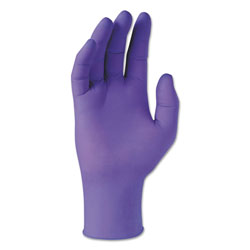 Kimberly-Clark Purple Nitrile™ Disposable Exam Gloves, Beaded Cuff, Unlined, Small, 6 mil