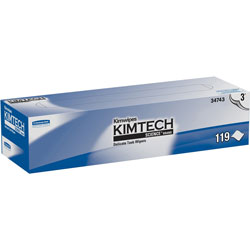 Kimtech™ Delicate Task Wipers, 3-Ply, 119 Sheets, 15BX/CT, White