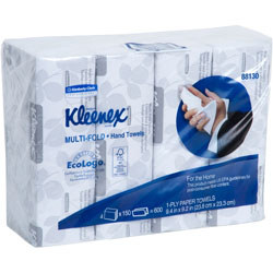 Kleenex 88130 White Embossed Multifold Towels