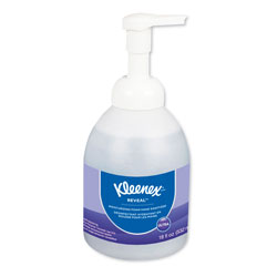 Kleenex Reveal Ultra Moisturizing Foam Hand Sanitizer, 18 oz Bottle, Fragrance-Free