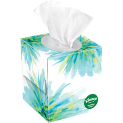 Kleenex Lotion Facial Tissue, 3-Ply, White, 60 Sheets/Box, 27 Boxes/Carton
