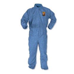 KleenGuard™ A60 Elastic-Cuff, Ankle and Back Coveralls, 2X-Large, Blue, 24/Carton