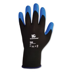 KleenGuard™ G40 Foam Nitrile Coated Gloves, 220 mm Length, Small/Size 7, Blue, 12 Pairs