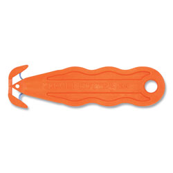 Klever Kurve Blade Plus Safety Cutter, 5.75 in Handle, Orange, 10/Box