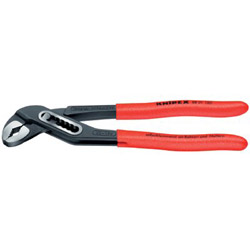 Knipex Alligator® Pliers, 10 in OAL, V-Jaws, 9 Adjustments, Serrated