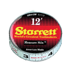L.S. Starrett SM412W 1/2 inX12' MEASURE