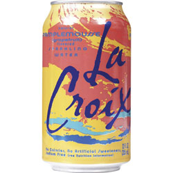 LaCroix Flavored Sparkling Water, Ready-to-Drink, Grapefruit Flavor, 12 fl oz (355 mL), 24/Carton