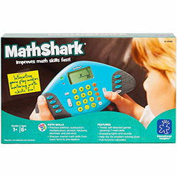 Learning Resources Handheld MathShark Game, 6 Year & Up