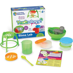 Learning Resources Slime Lab, Yuckology, 4-1/2 inWx9 inLx10 inH, Multi