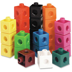 Learning Resources Snap Cubes, 100/ST, Multi