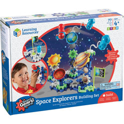 Learning Resources Space Explorers Building Set, 11 inWx14-3/5 inLx4-1/10 inH, Multi