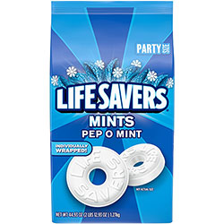 Lifesavers® Pep O Mint Hard Candy - Peppermint - Individually Wrapped - 2.81 lb