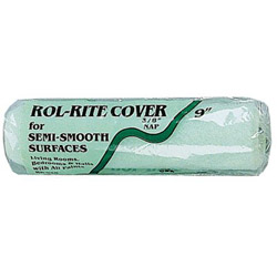 Linzer Rol-Rite Roller Covers, 3 in, 3/8 in Nap, Knit Fabric