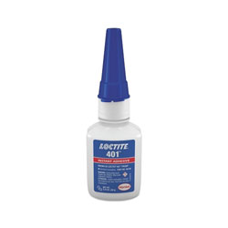 Loctite 401™ Prism® Instant Adhesive, Surface Insensitive, 20 g Bottle, Clear