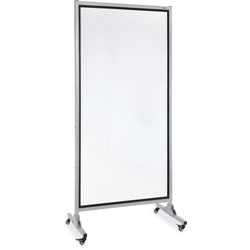 Lorell 2-Sided Dry Erase Easel, 37-1/2 in x 82-1/2 in, Black