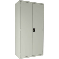 Lorell 4-shelf Steel Janitorial Cabinet, 36 in x 18 in x 72 in, 4 x Shelf(ves)