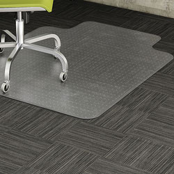Lorell Chair Mat, Low Pile, 45 inx53 in, Clear