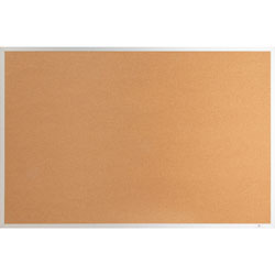 Lorell Cork Board, 1/2 in Thick, 6'x4', Aluminum Frame