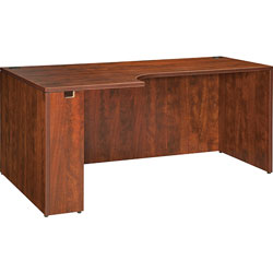 Lorell Credenza, Rect, Left, Ext, 70 in x 35-2/5 in x 29-1/2 in, Cherry
