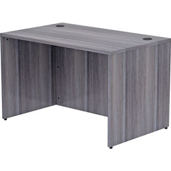 Lorell Desk Shell, Rectangular, 48 inx30 inx29-1/2 in, Weathered Charcoal